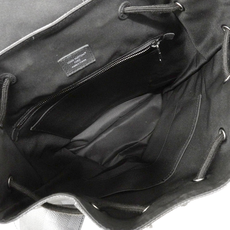 【6fa0792】ルイヴィトン リュック・デイパック ダモフラージュ クリストファーMM M14952 ブラック【中古】メンズ