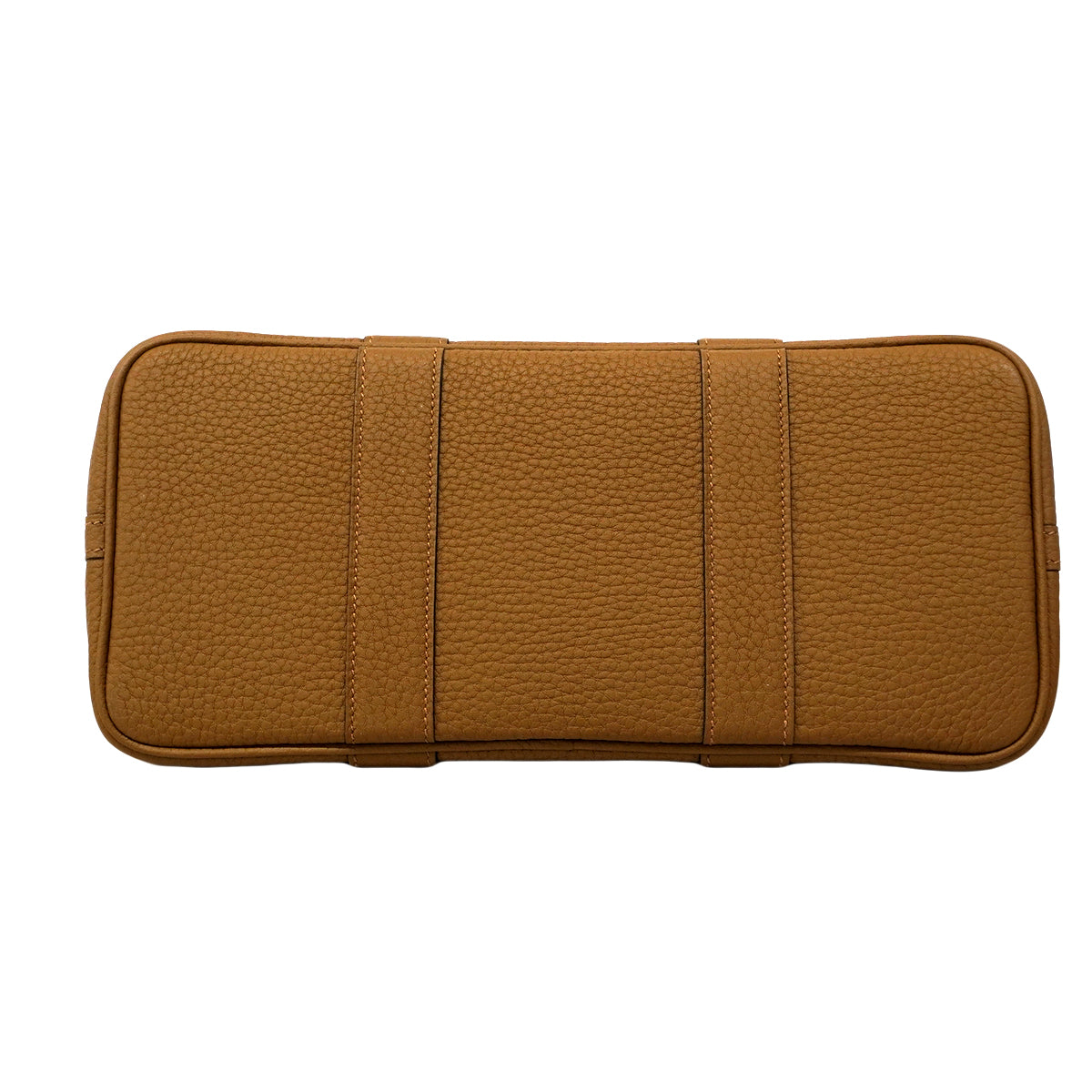【6fa0793】エルメス トートバッグ ガーデンパーティTPM ネゴンダ ビスキュイ シルバー金具 W刻印【中古】レディース