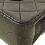 【6fa0794】シャネル ショルダーバッグ マトラッセ Wフラップ Wチェーン ラムスキン ブラック ゴールド金具【中古】レディース