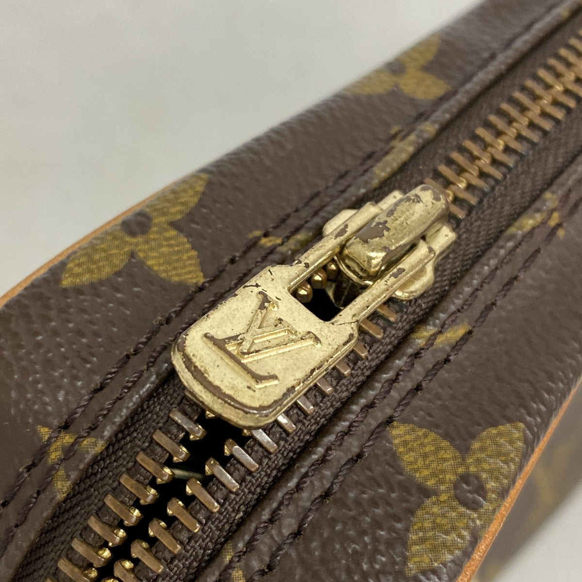 【6fa0800】ルイヴィトン クラッチバッグ モノグラム マルリードラゴンヌGM M51825 ブラウン【中古】メンズ