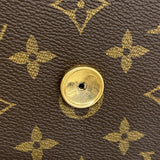 【6fa0801】ルイヴィトン クラッチバッグ モノグラム ポシェットダムPM M51812 ブラウン【中古】メンズ レディース ユニセックス