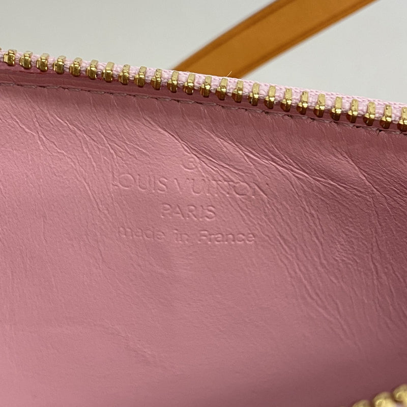 【6fa0805】ルイヴィトン ポーチ ヴェルニ レキシントン M91057 マシュマロピンク【中古】レディース