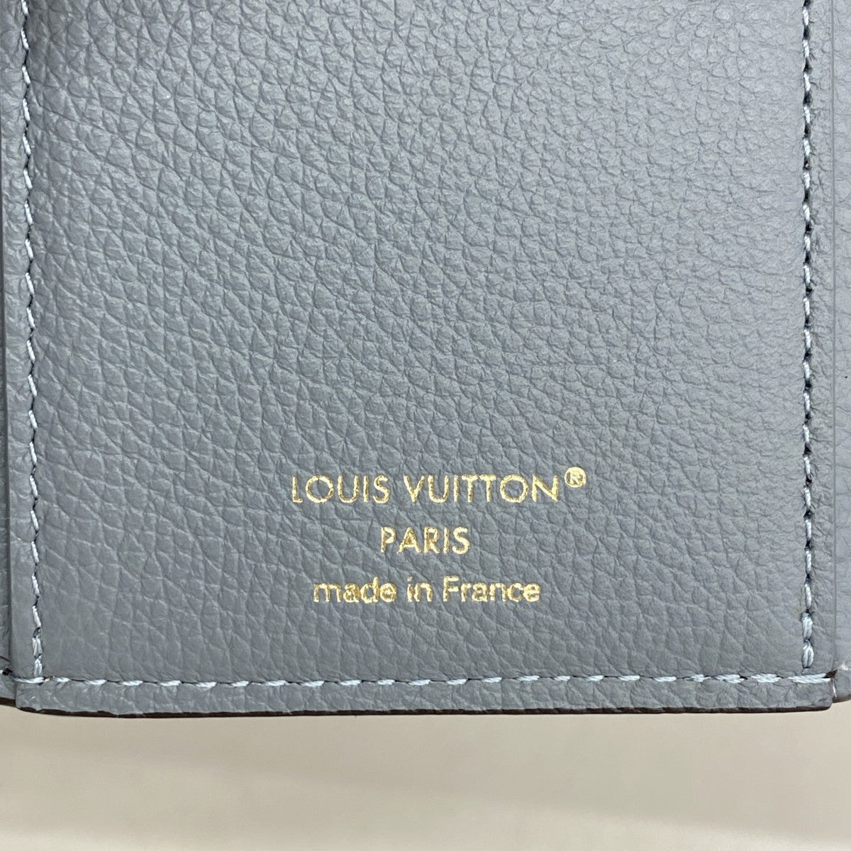 【6fa0806】ルイヴィトン 三つ折り財布 モノグラム ポルトフォイユヴィクトリーヌ M82398 グレージュ【中古】レディース