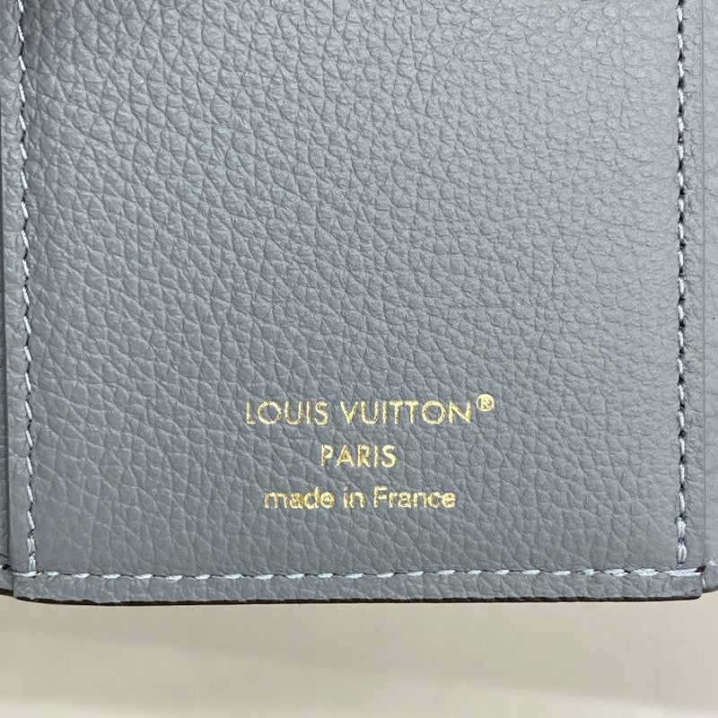 【6fa0806】ルイヴィトン 三つ折り財布 モノグラム ポルトフォイユヴィクトリーヌ M82398 グレージュ【中古】レディース