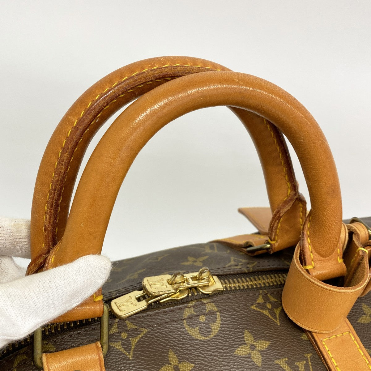 【6fa0812】ルイヴィトン ボストンバッグ モノグラム キーポルバンドリエール50 M41416 ブラウン【中古】メンズ レディース ユニセックス