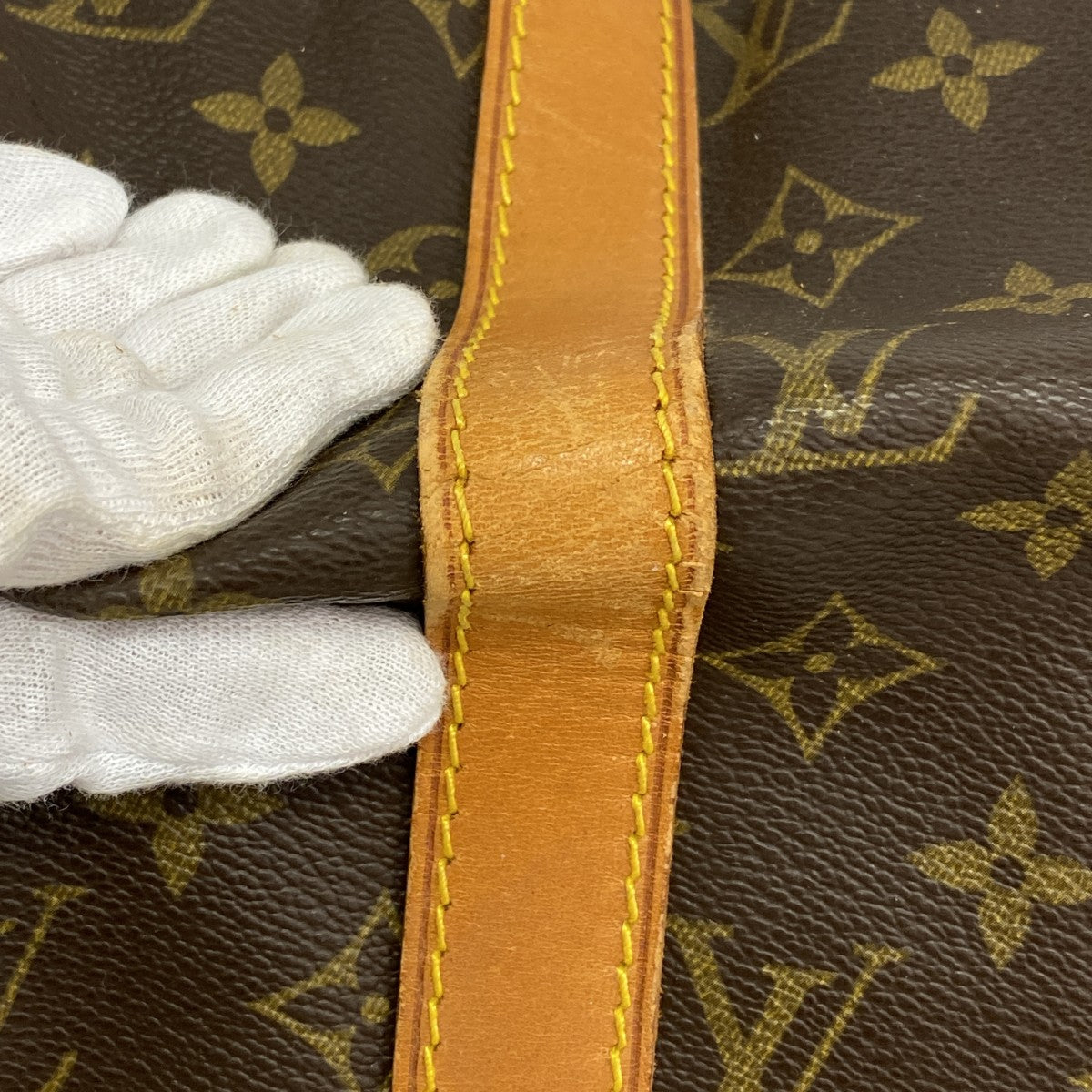 【6fa0812】ルイヴィトン ボストンバッグ モノグラム キーポルバンドリエール50 M41416 ブラウン【中古】メンズ レディース ユニセックス
