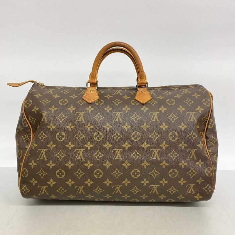 【6fa0813】ルイヴィトン ハンドバッグ モノグラム スピーディ40 M41106 ブラウン【中古】レディース