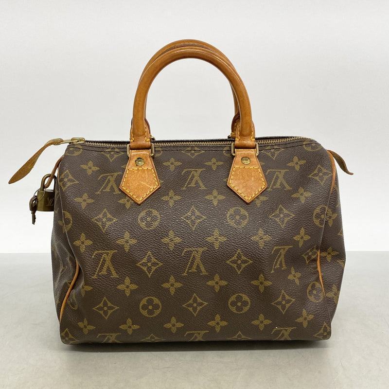 【6fa0818】ルイヴィトン ハンドバッグ モノグラム スピーディ25 M41109 ブラウン【中古】レディース