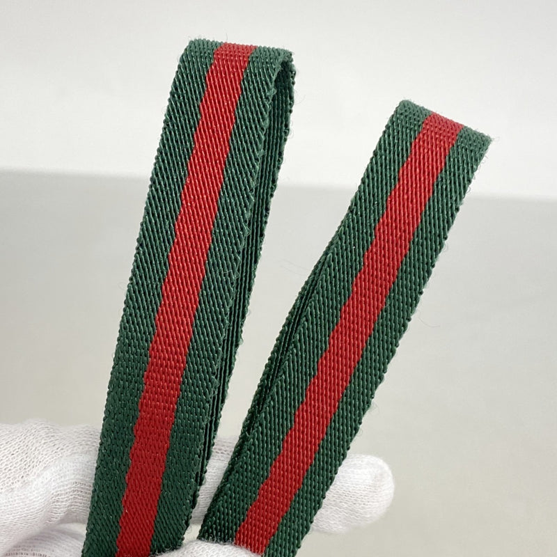 【6fa0823】グッチ ショルダーバッグ GGキャンバス/シェリーライン 141863 キャンバス ブラウン シルバー金具【中古】レディース