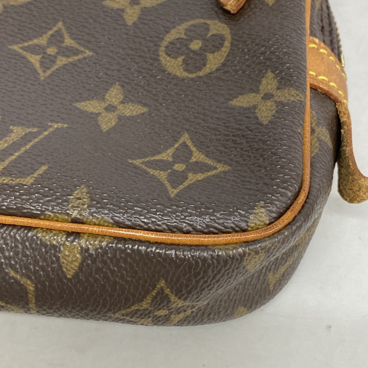 【6fa0826】ルイヴィトン ショルダーバッグ モノグラム ポシェットマルリーバンドリエール M51828 ブラウン【中古】レディース