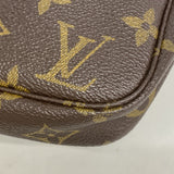 【6fa0828】ルイヴィトン ポーチ モノグラム ポシェットアクセソワール M51980 ブラウン【中古】レディース