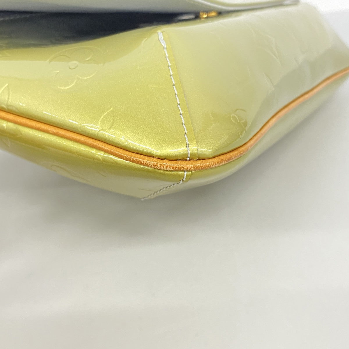 【6fa0834】ルイヴィトン ショルダーバッグ ヴェルニ トンプソンストリート M91069 グリ【中古】レディース