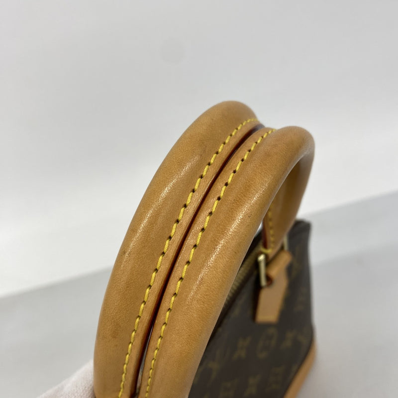 【6fa0835】ルイヴィトン ハンドバッグ モノグラム アルマBB M53152 ブラウン 2wayバッグ【中古】レディース
