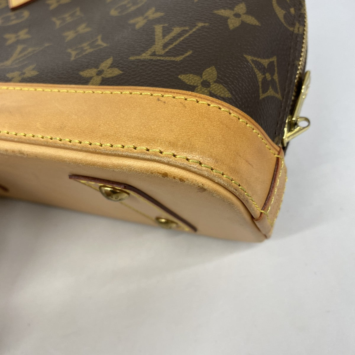 【6fa0835】ルイヴィトン ハンドバッグ モノグラム アルマBB M53152 ブラウン 2wayバッグ【中古】レディース