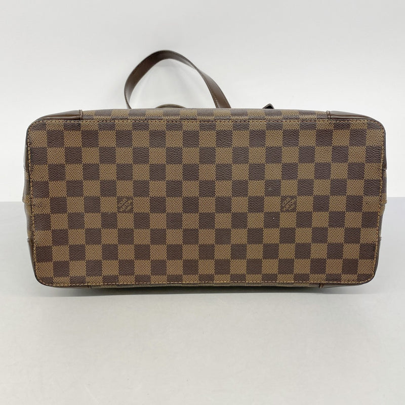 【6fa0836】ルイヴィトン トートバッグ ダミエ ハムステッドMM N51204 エベヌ【中古】レディース