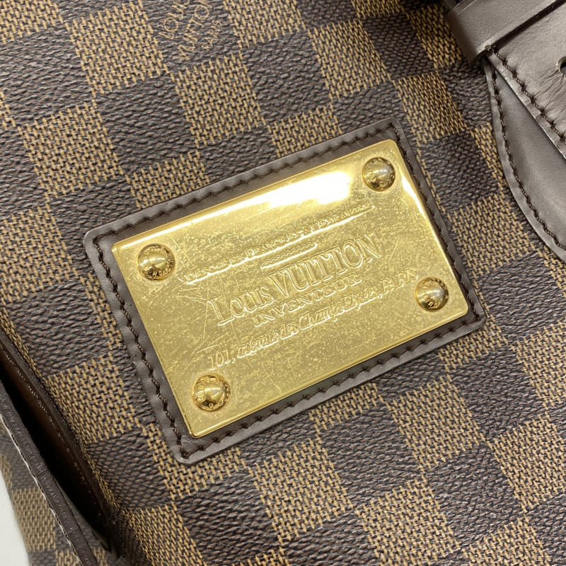 【6fa0836】ルイヴィトン トートバッグ ダミエ ハムステッドMM N51204 エベヌ【中古】レディース