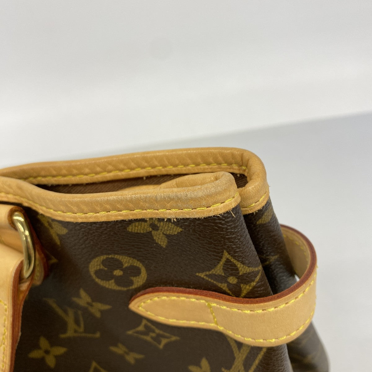 【6fa0839】ルイヴィトン トートバッグ モノグラム バティニョールオリゾンタル M51154 ブラウン【中古】レディース