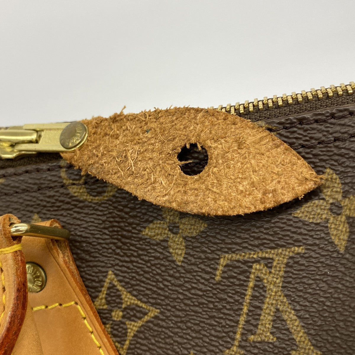 【6fa0841】ルイヴィトン ハンドバッグ モノグラム スピーディ35 M41107 ブラウン【中古】レディース