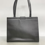 【6fa0843】サルヴァトーレフェラガモ ショルダーバッグ ヴァラ レザー ブラック ゴールド金具【中古】レディース