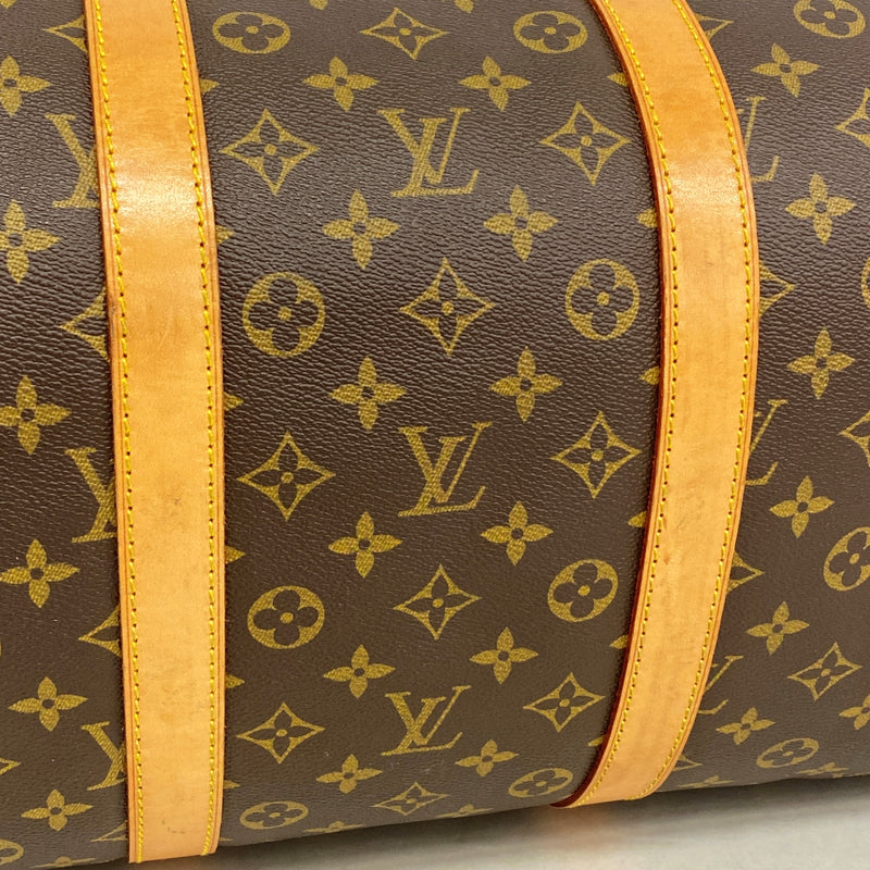 【6fa0844】ルイヴィトン ボストンバッグ モノグラム キーポル55 M41424 ブラウン【中古】メンズ レディース ユニセックス