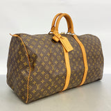 【6fa0844】ルイヴィトン ボストンバッグ モノグラム キーポル55 M41424 ブラウン【中古】メンズ レディース ユニセックス
