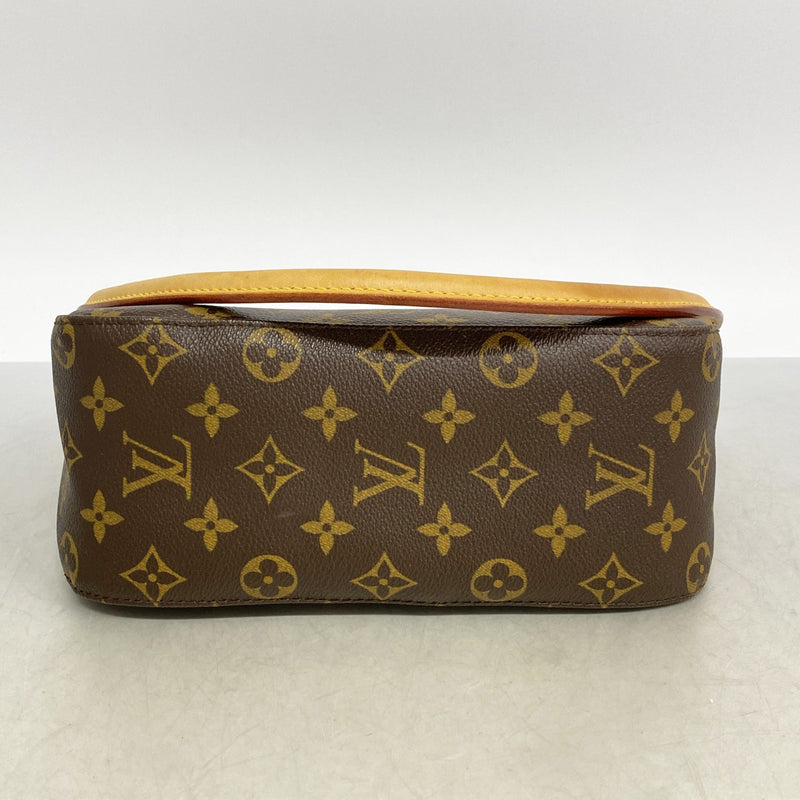【6fa0846】ルイヴィトン ショルダーバッグ モノグラム ルーピングMM M51146 ブラウン【中古】レディース