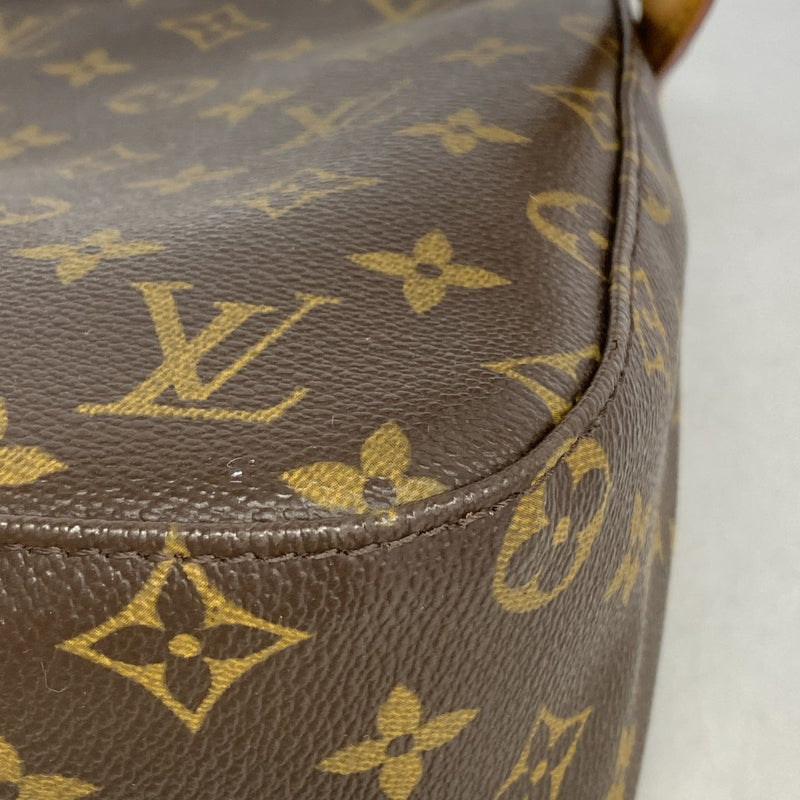【6fa0846】ルイヴィトン ショルダーバッグ モノグラム ルーピングMM M51146 ブラウン【中古】レディース