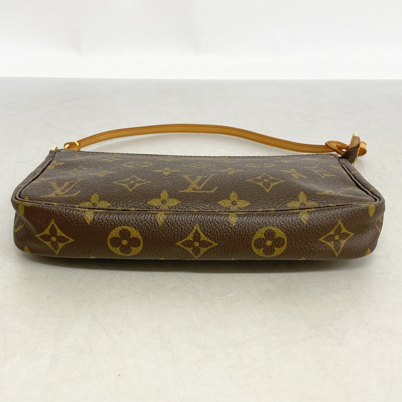 【6fa0850】ルイヴィトン ポーチ モノグラム ポシェットアクセソワール M51980 ブラウン【中古】レディース