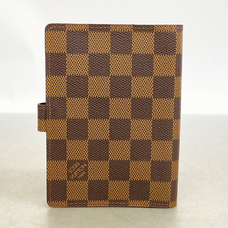 【6fa0851】ルイヴィトン 手帳カバー ダミエ アジェンダPM R20700 エベヌ【中古】メンズ レディース ユニセックス