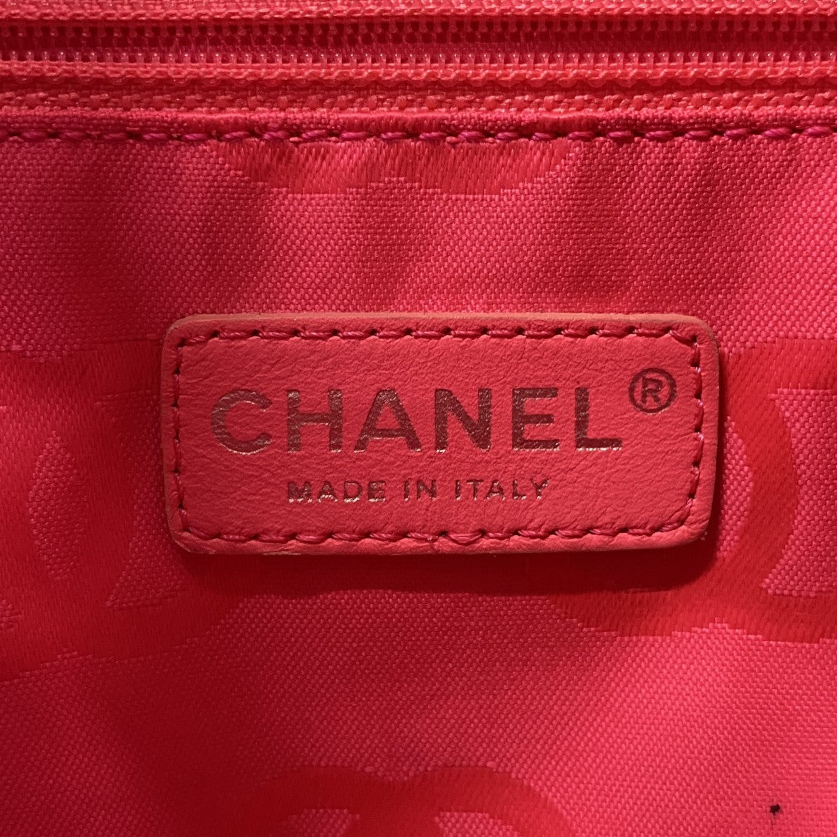 【6fa0852】シャネル トートバッグ カンボン ラムスキン ブラック シルバー金具【中古】レディース