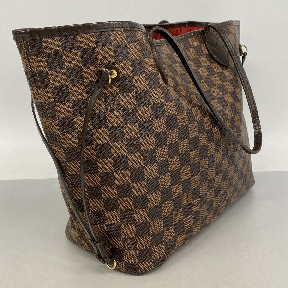 【6fa0854】ルイヴィトン トートバッグ ダミエ ネヴァーフルMM N51105 エベヌ【中古】レディース