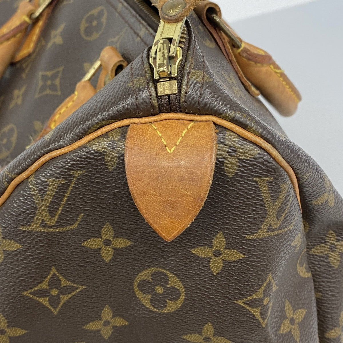 【6fa0856】ルイヴィトン ハンドバッグ モノグラム スピーディ30 M41108 ブラウン【中古】レディース