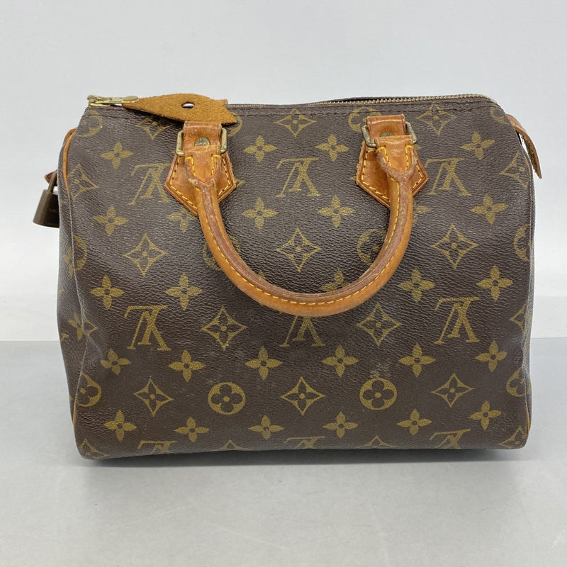 【6fa0857】ルイヴィトン ハンドバッグ モノグラム スピーディ25 M41109 ブラウン【中古】レディース