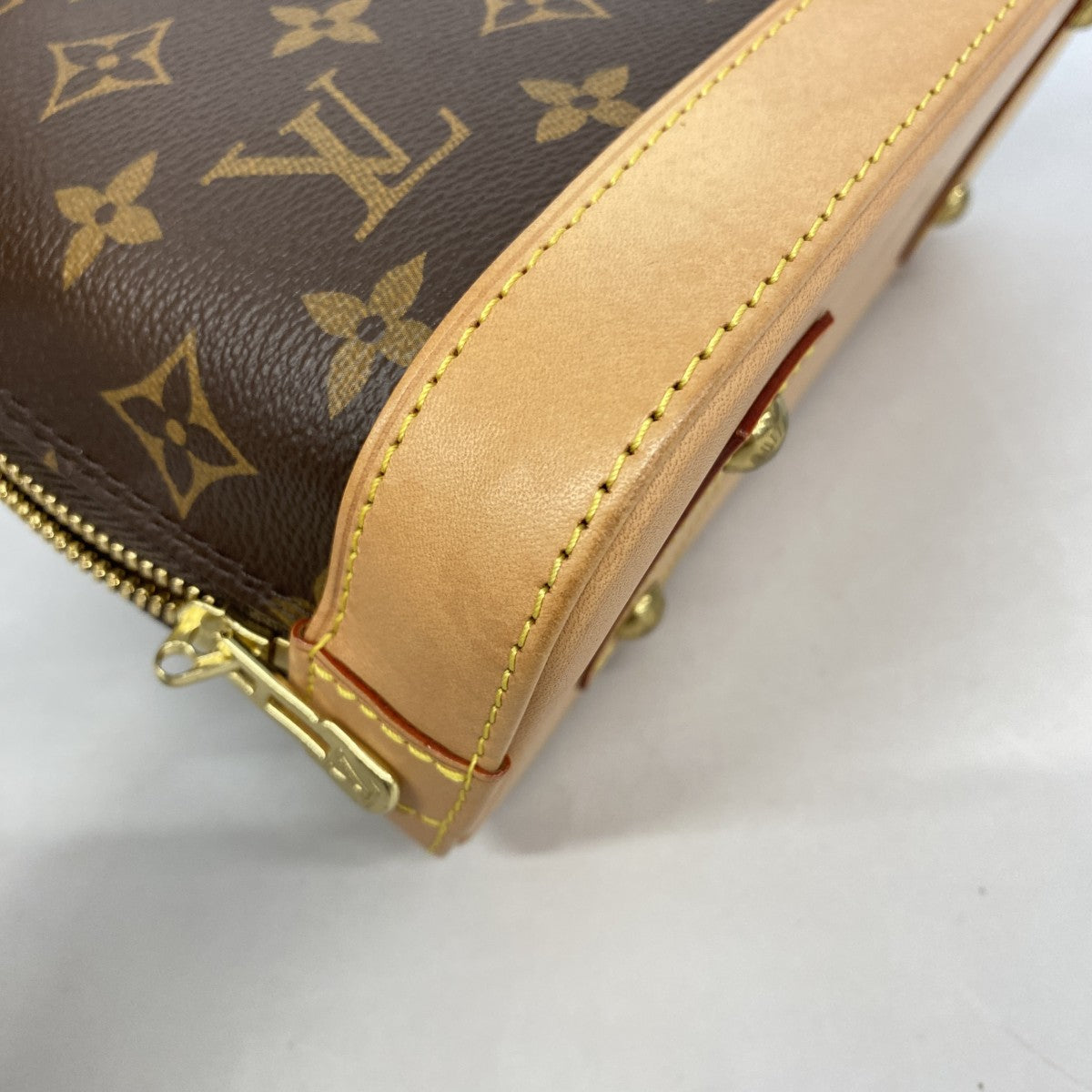 【6fa0867】ルイヴィトン ハンドバッグ モノグラム アルマBB M53152 ブラウン 2wayバッグ【中古】レディース