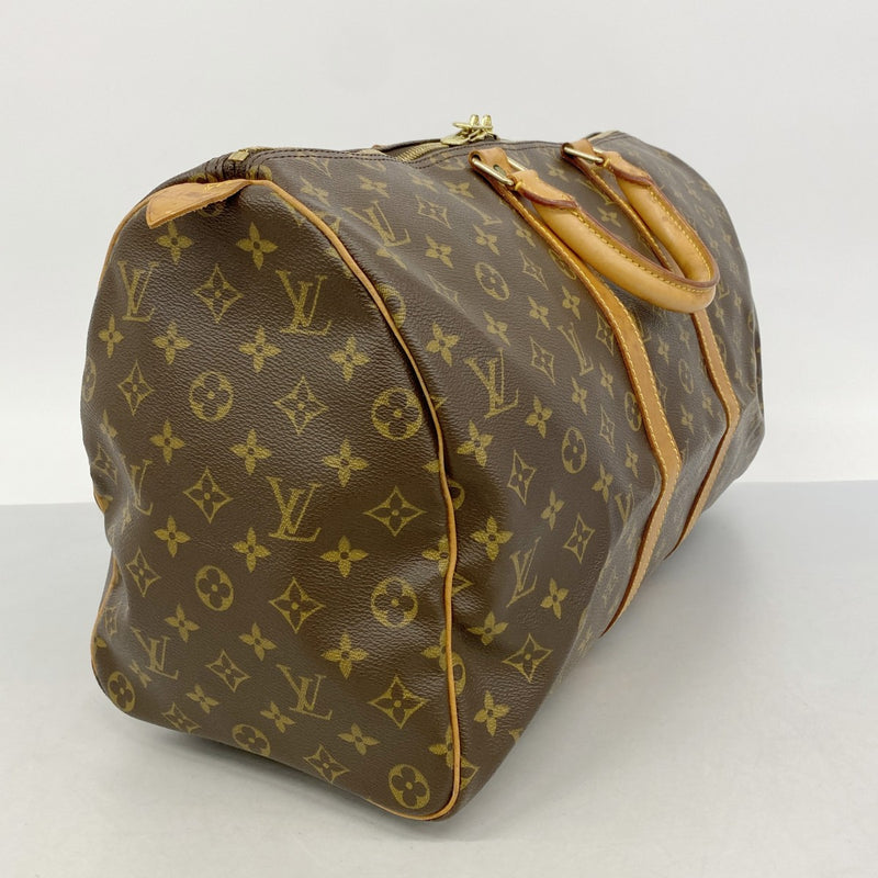 【6fa0874】ルイヴィトン ボストンバッグ モノグラム キーポル45 M41428 ブラウン【中古】メンズ レディース ユニセックス