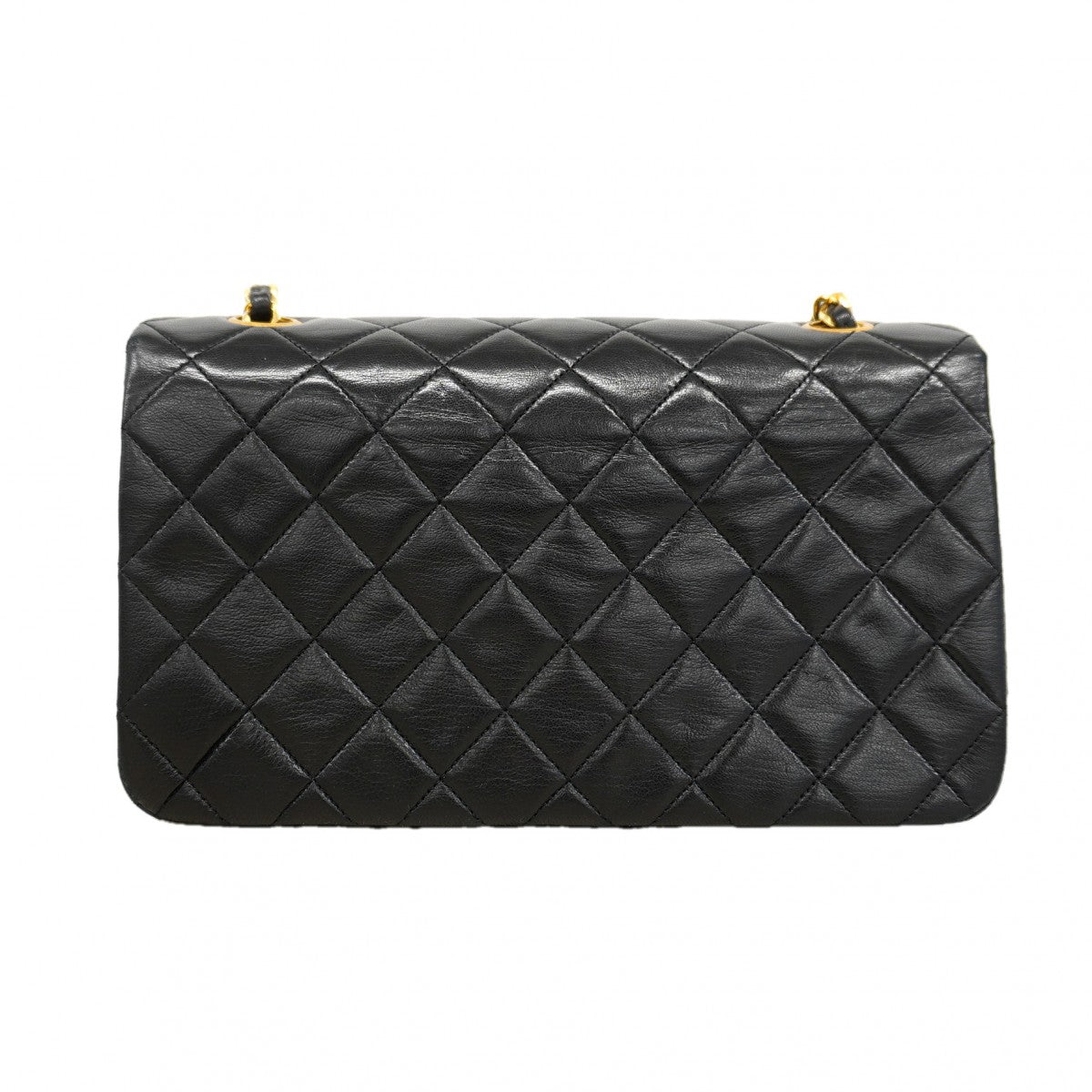 【6fa0875】シャネル ショルダーバッグ マトラッセ チェーンショルダー ラムスキン ブラック ゴールド金具【中古】レディース