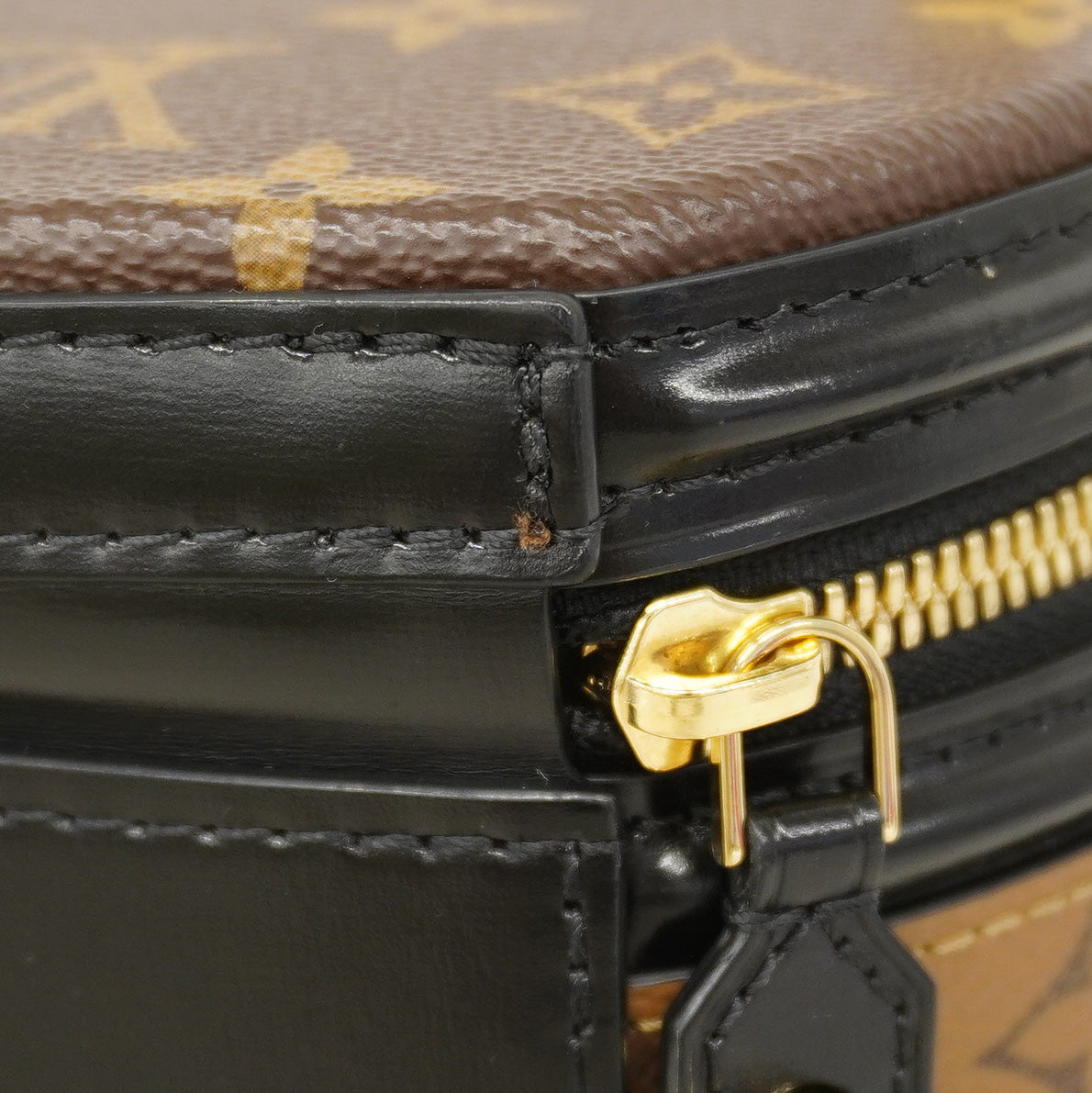 【6fa0878】ルイヴィトン ハンドバッグ モノグラム・リバース カンヌ M43986 ブラウン 2wayバッグ【中古】レディース