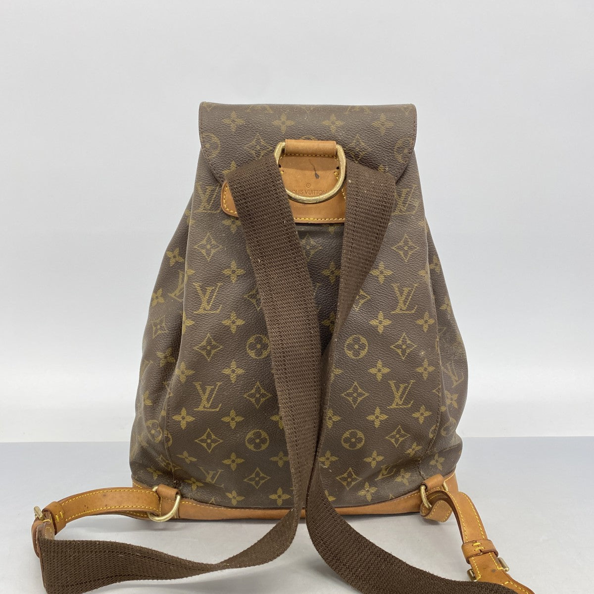 【6fa0880】ルイヴィトン リュック・デイパック モノグラム モンスリGM M51135 ブラウン【中古】レディース