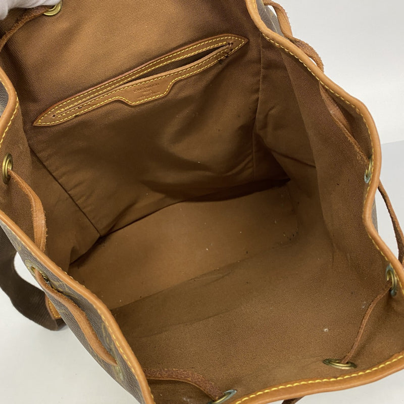 【6fa0880】ルイヴィトン リュック・デイパック モノグラム モンスリGM M51135 ブラウン【中古】レディース