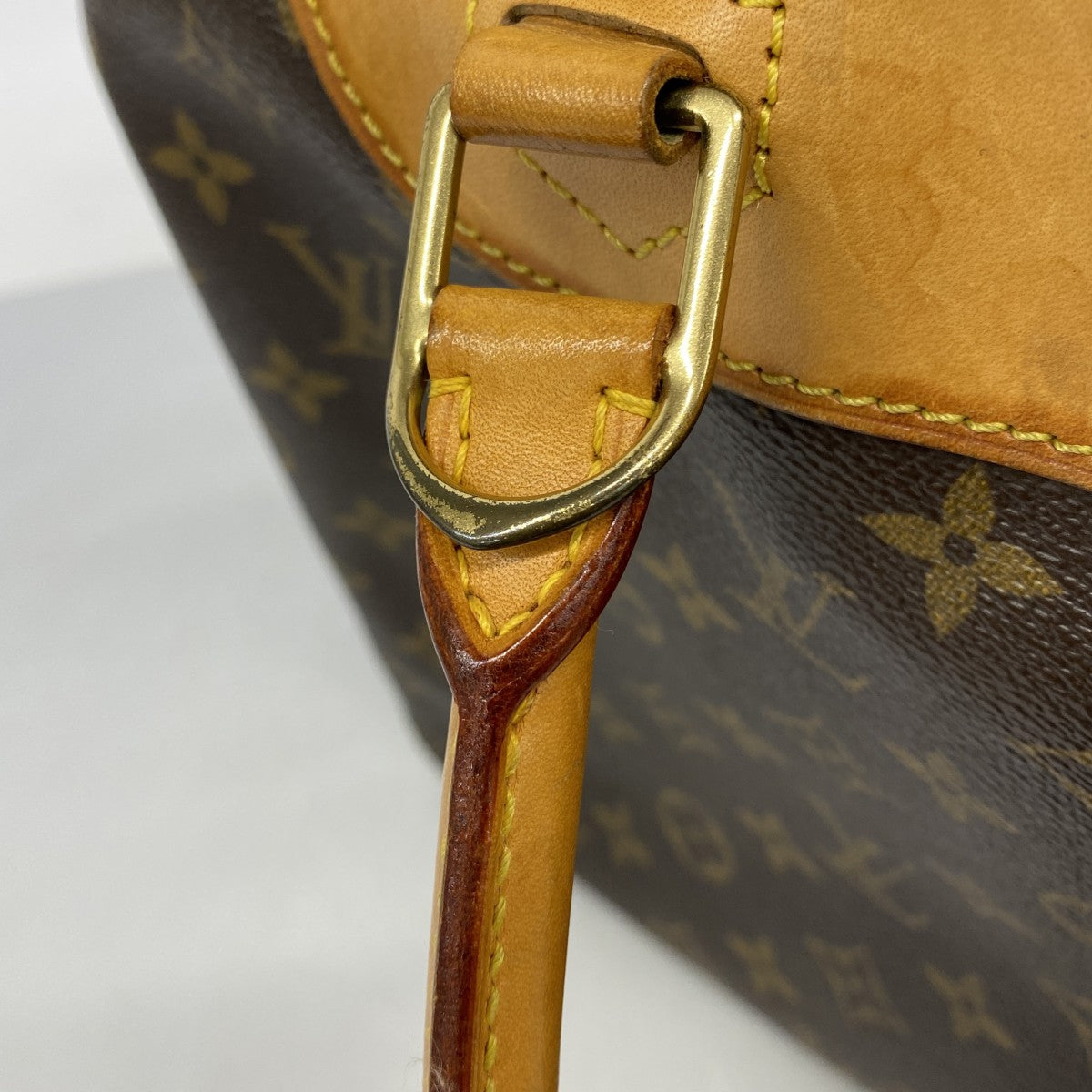 【6fa0882】ルイヴィトン ハンドバッグ モノグラム ドーヴィル M47270 ブラウン【中古】レディース