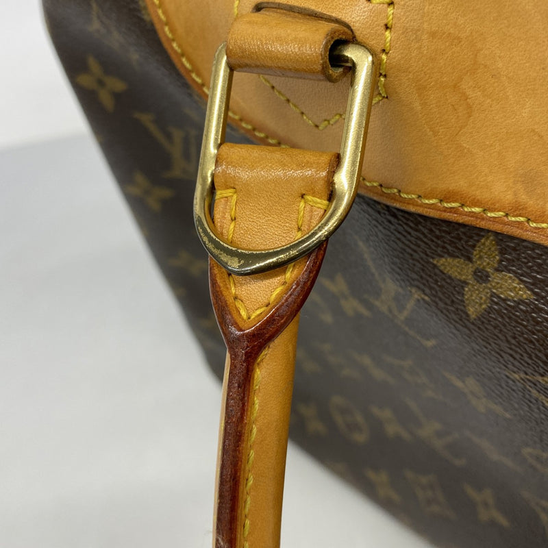 【6fa0882】ルイヴィトン ハンドバッグ モノグラム ドーヴィル M47270 ブラウン【中古】レディース