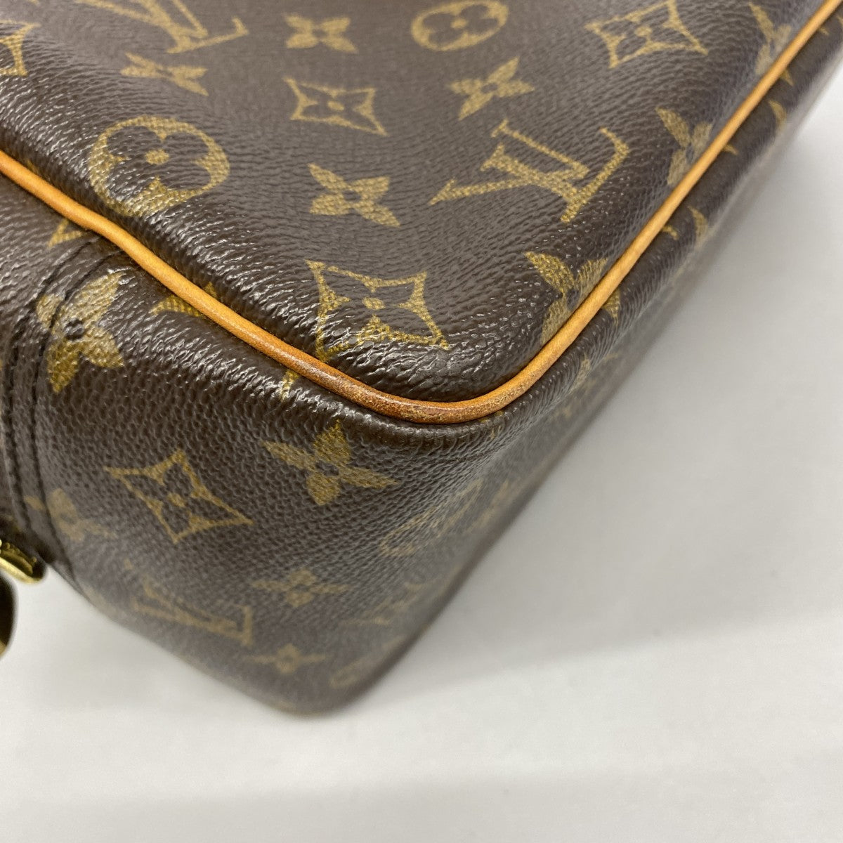【6fa0882】ルイヴィトン ハンドバッグ モノグラム ドーヴィル M47270 ブラウン【中古】レディース