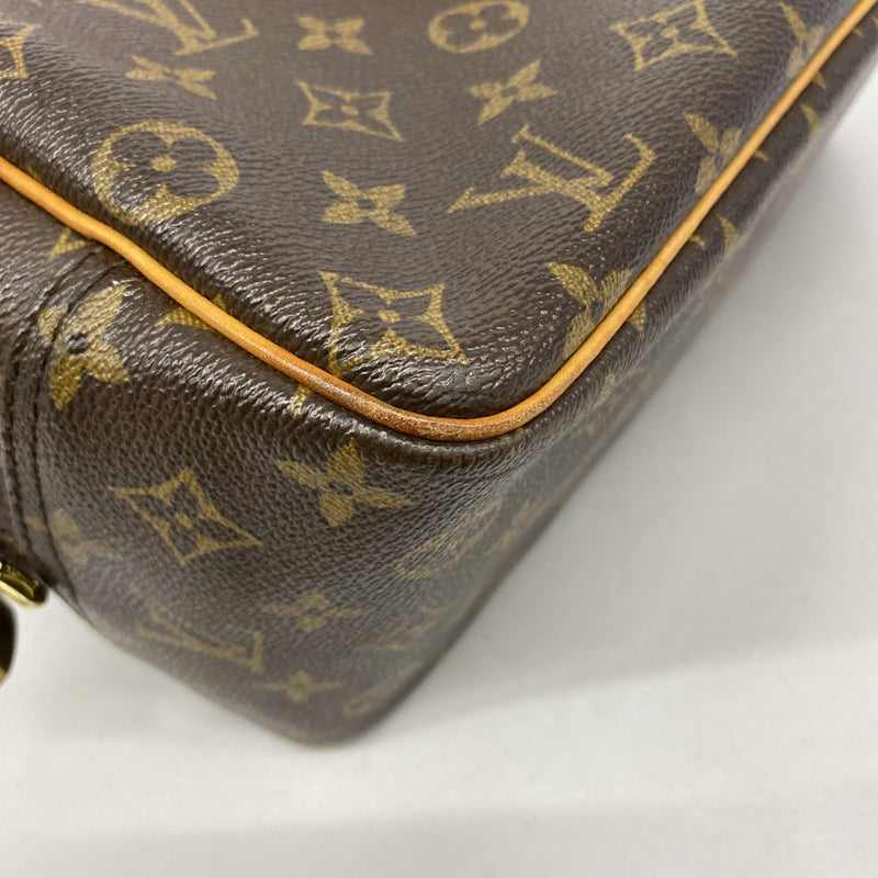 【6fa0882】ルイヴィトン ハンドバッグ モノグラム ドーヴィル M47270 ブラウン【中古】レディース