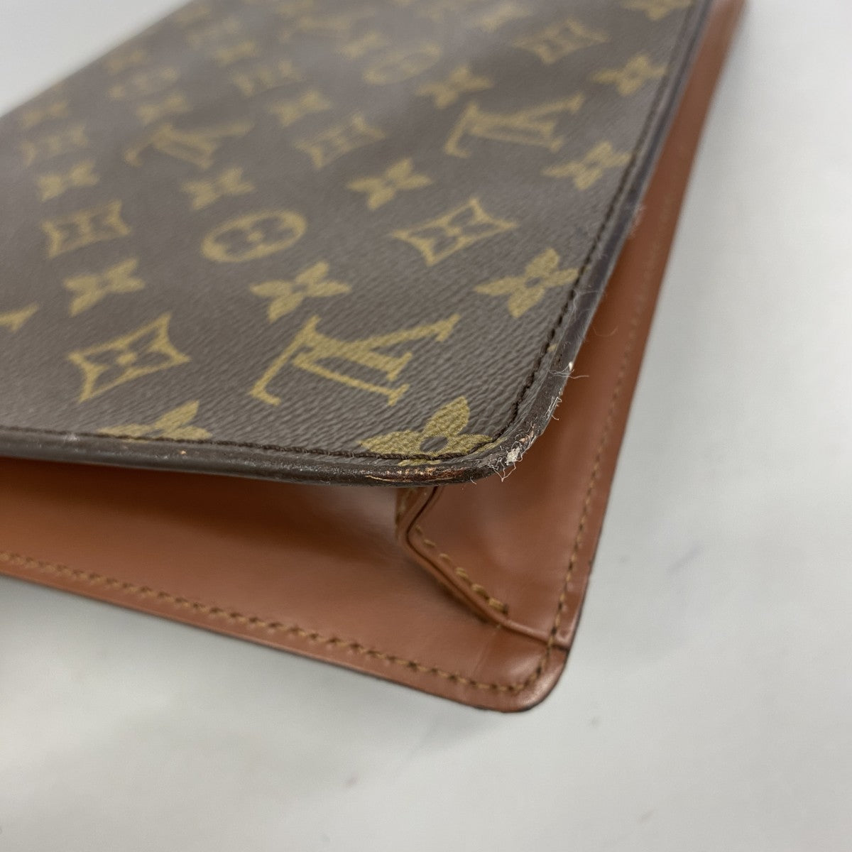 【6fa0885】ルイヴィトン クラッチバッグ モノグラム ラネラグ M51782 ブラウン【中古】メンズ