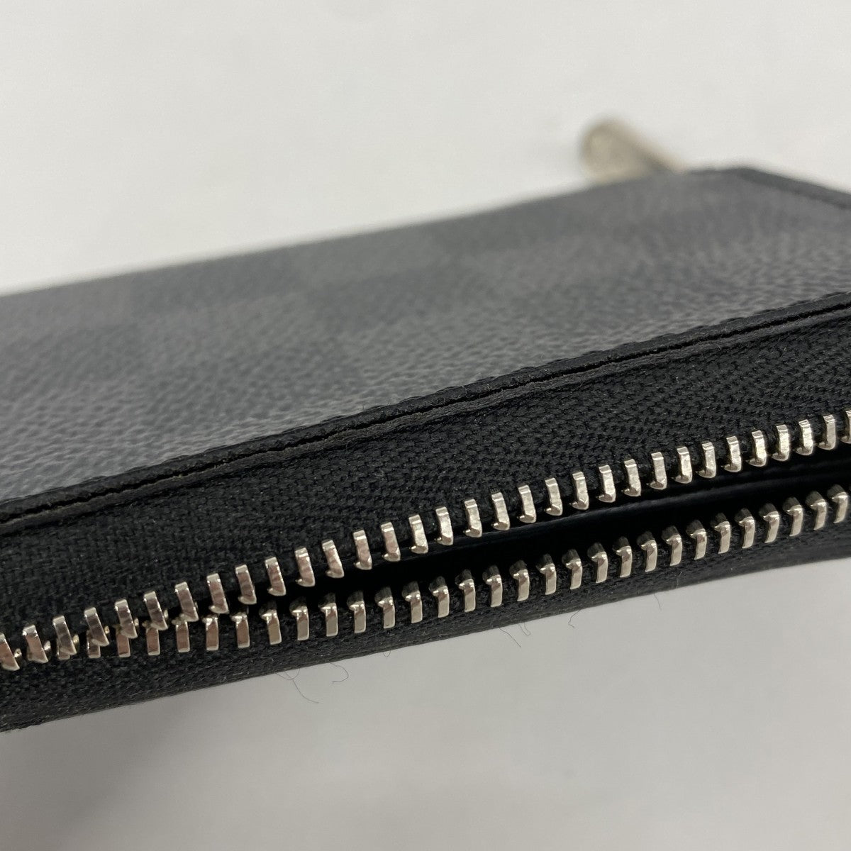 【6fa0888】ルイヴィトン コインケース ダミエ・グラフィット ジッピーコイン パース N63076 ブラック【中古】メンズ