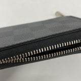 【6fa0888】ルイヴィトン コインケース ダミエ・グラフィット ジッピーコイン パース N63076 ブラック【中古】メンズ