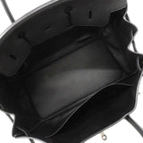 【6fa0890】エルメス ハンドバッグ バーキン40 トゴ ブラック シルバー金具 □P刻印【中古】メンズ