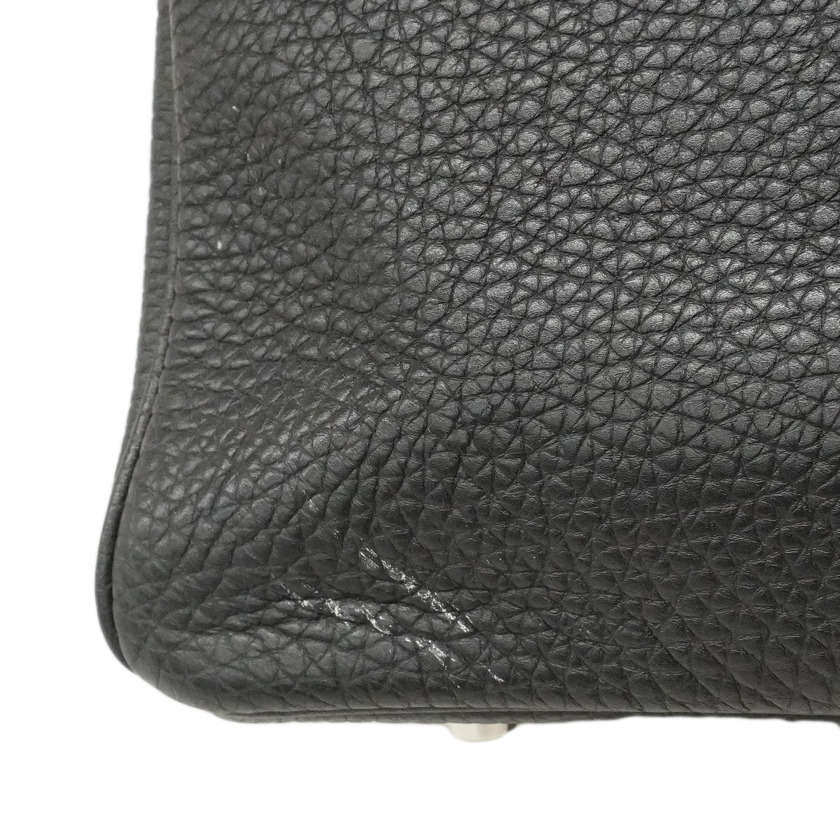 【6fa0890】エルメス ハンドバッグ バーキン40 トゴ ブラック シルバー金具 □P刻印【中古】メンズ