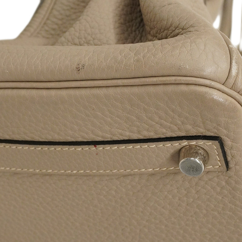 【6fa0893】エルメス ハンドバッグ バーキン30 トリヨンクレマンス トゥルティエールグレー シルバー金具 □N刻印【中古】レディース