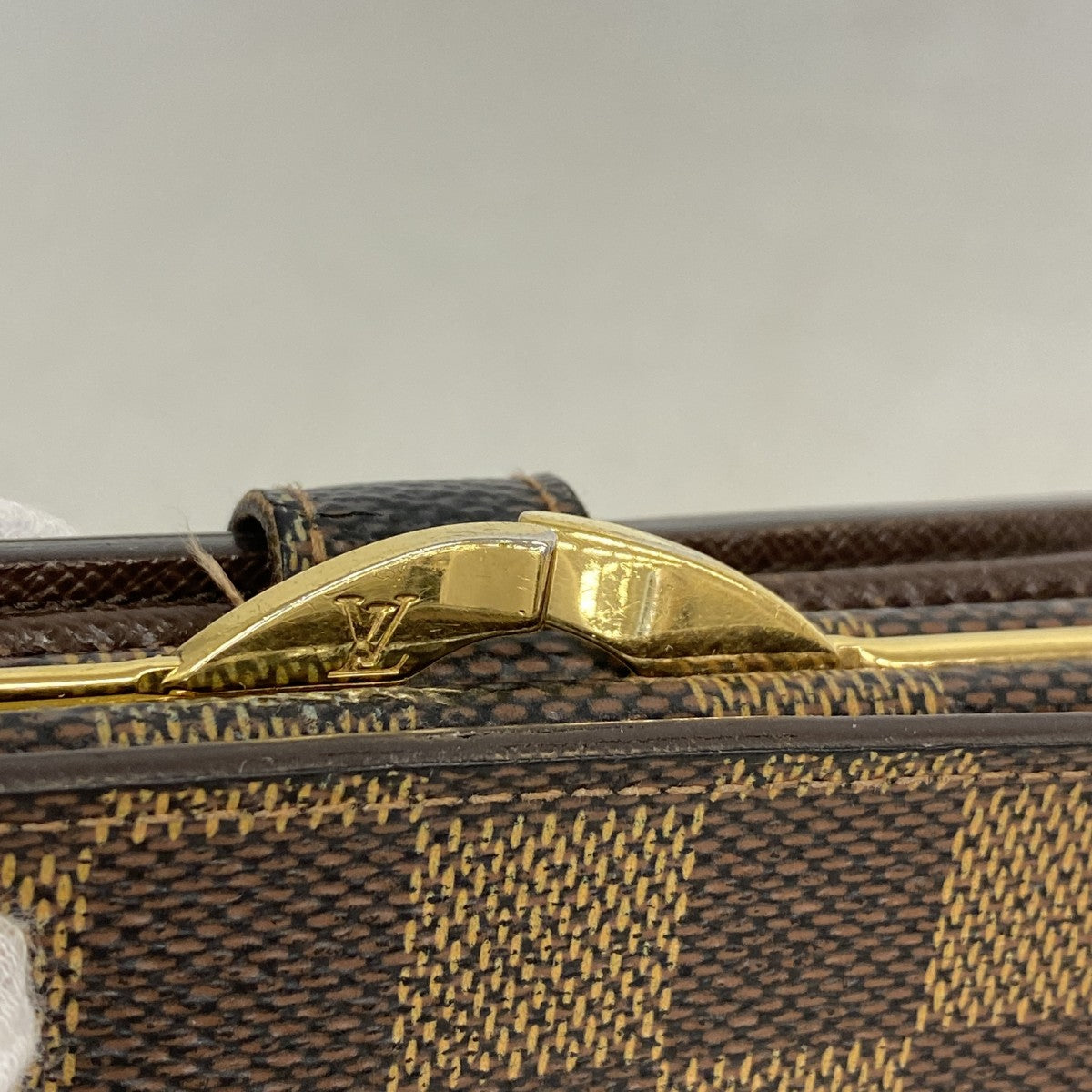 【6fa0897】ルイヴィトン 財布 ダミエ ポルトモネビエヴィエノワ N61664 エベヌ【中古】レディース